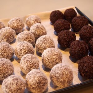 christmas rum balls